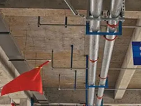 高台管廊支架的安装方法